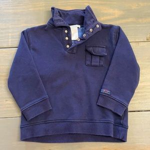 Janie and Jack Pullover - Navy, Size 3